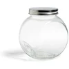 Gifi Bocal en verre transparent couvercle métal 2000ml - 16x11,5xH.16cm