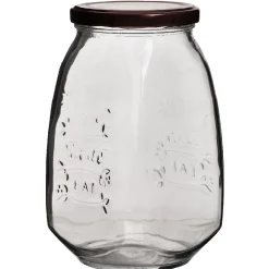 Gifi Bocal hermétique transparent vintage petit modèle