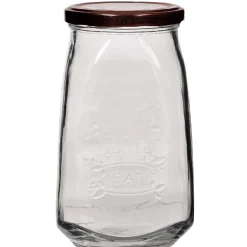 Gifi Bocal hermétique transparent vintage grand modèle