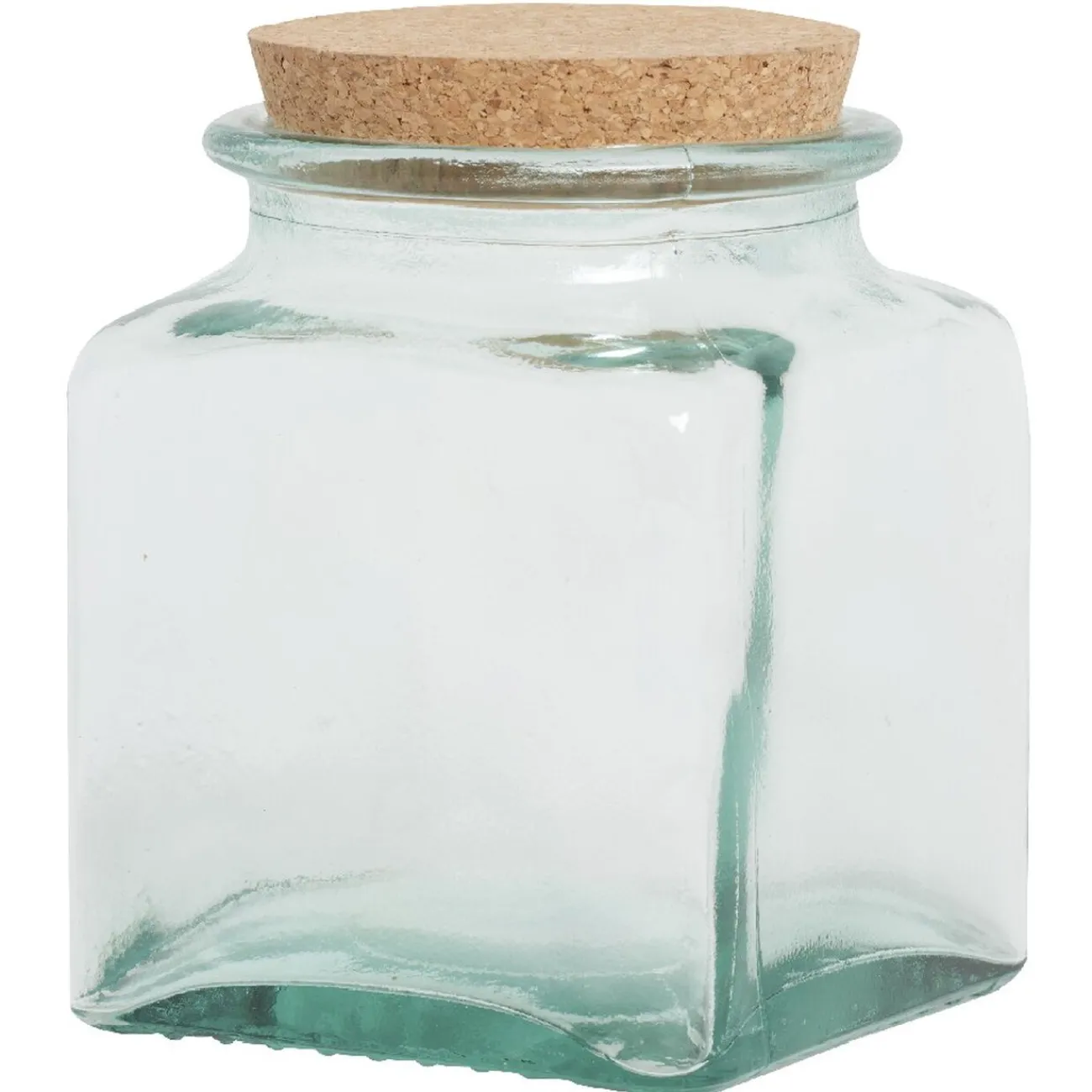 Gifi Bocal transparent 1,1 L verre et liège