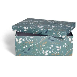 Gifi Rangement|Boite carton décorée 48x33,5xH16cm - 2 modèles