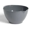 Gifi Bol à mixer en plastique gris 1,2L - Ø17,5xH8cm
