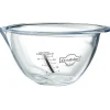 Gifi Bol à mixer gradué Ocuisine verre transparent
