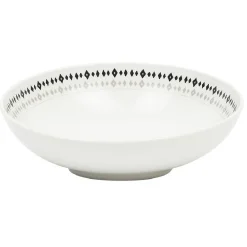 Gifi Bol à salade porcelaine contour Ø20 cm