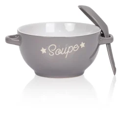 Gifi Bol à soupe et sa cuillère