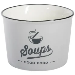 Gifi Bol à soupe inscription Soups Good Food 500ml
