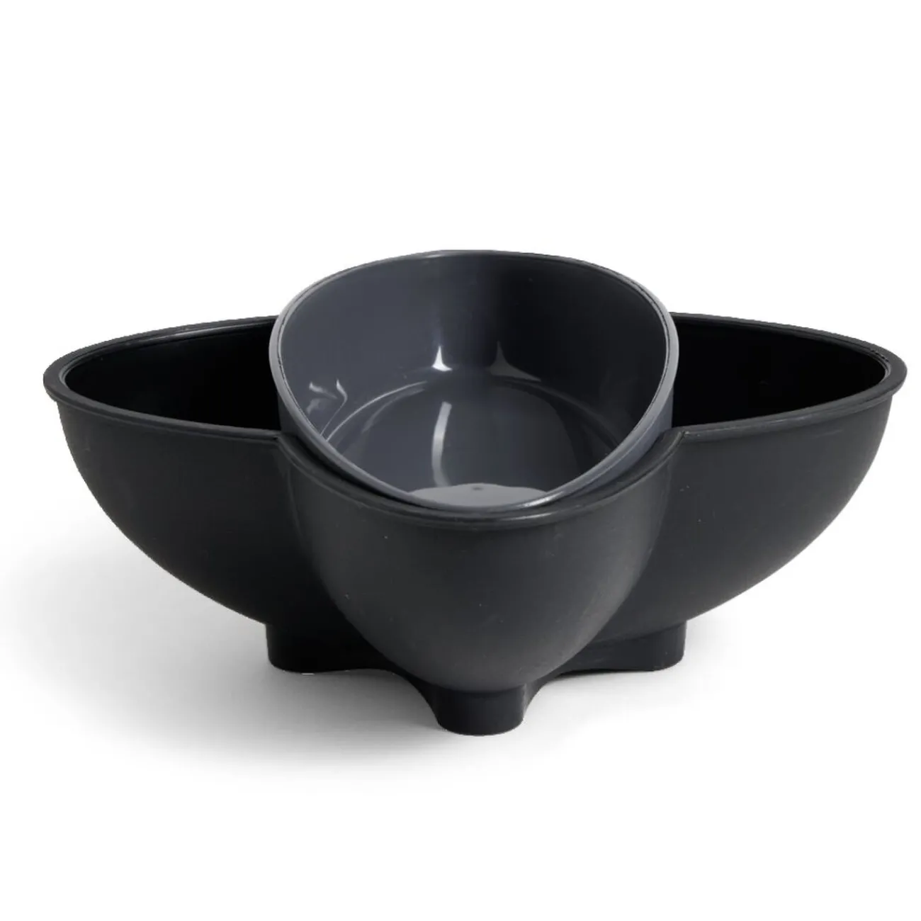 Gifi Bol apéritif avec poubelle gris