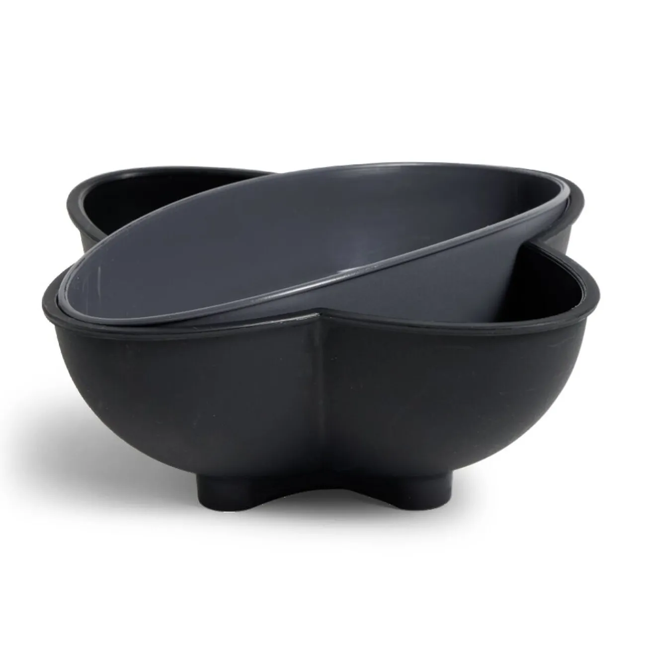 Gifi Bol apéritif avec poubelle gris