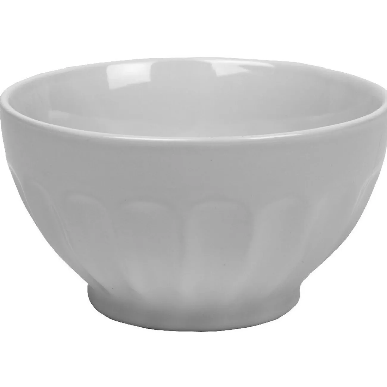 Gifi Bol blanc cotelé