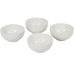 Gifi Bol en céramique uni blanc x4