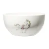 Gifi Bol en porcelaine blanc pour enfant motif licorne Ø14xH7cm