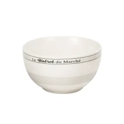 Gifi Bol en porcelaine design Bistrot du Marché