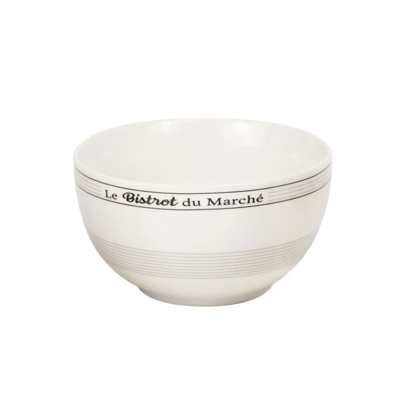 Gifi Bol en porcelaine design Bistrot du Marché