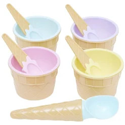 Gifi Bol et cuillère à glace x4