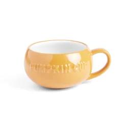 Gifi Bol forme citrouille avec couvercle et poignée Ø14cm