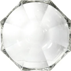 Gifi Bol Hambourg octogonal en verre transparent
