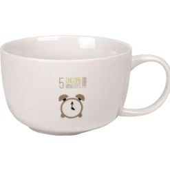 Gifi Bol jumbo blanc motif réveil