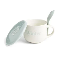 Gifi Bol jumbo 62cl avec cuillère et couvercle winter