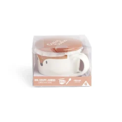 Gifi Bol jumbo 62cl avec cuillère et couvercle renard