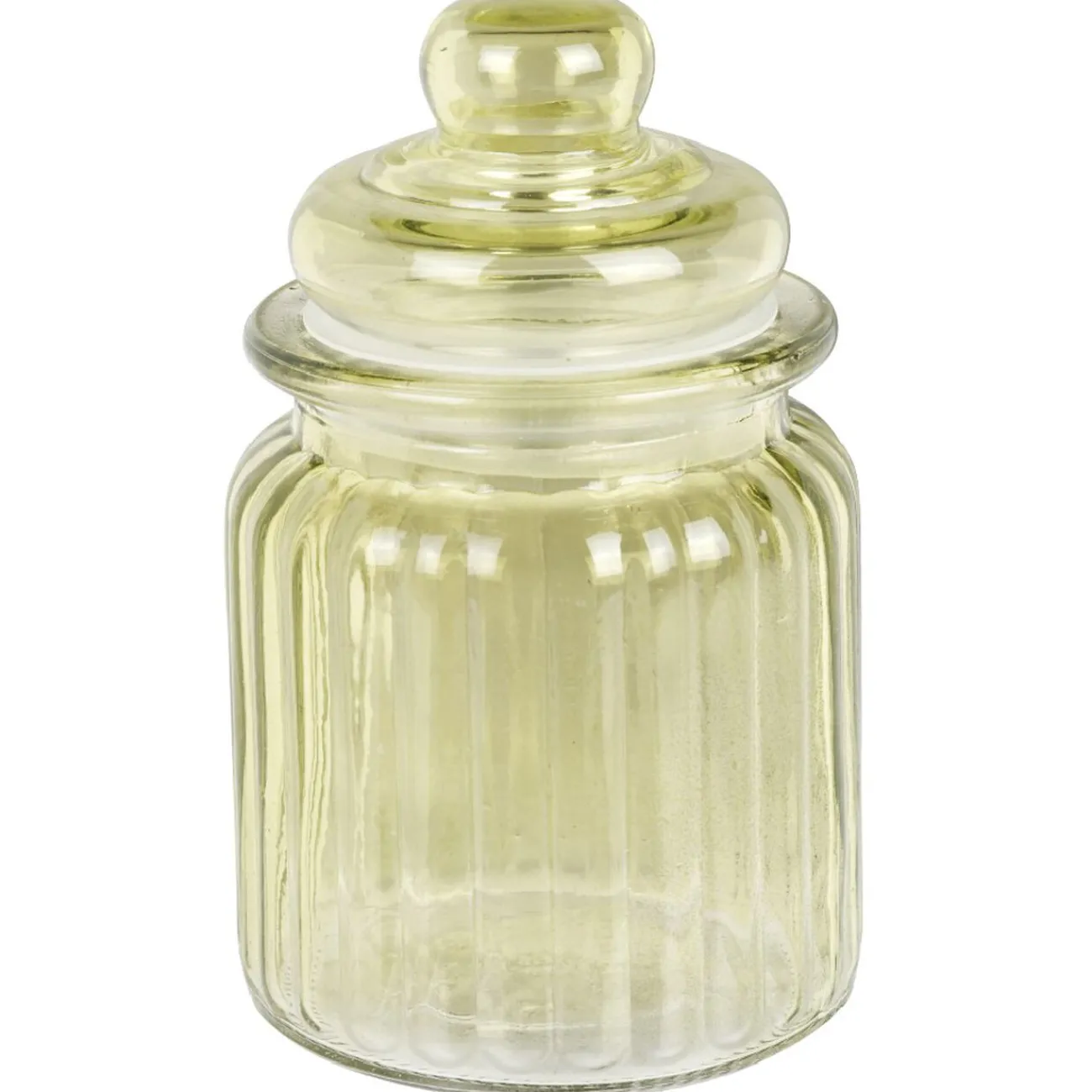 Gifi Bonbonnière colorée en verre