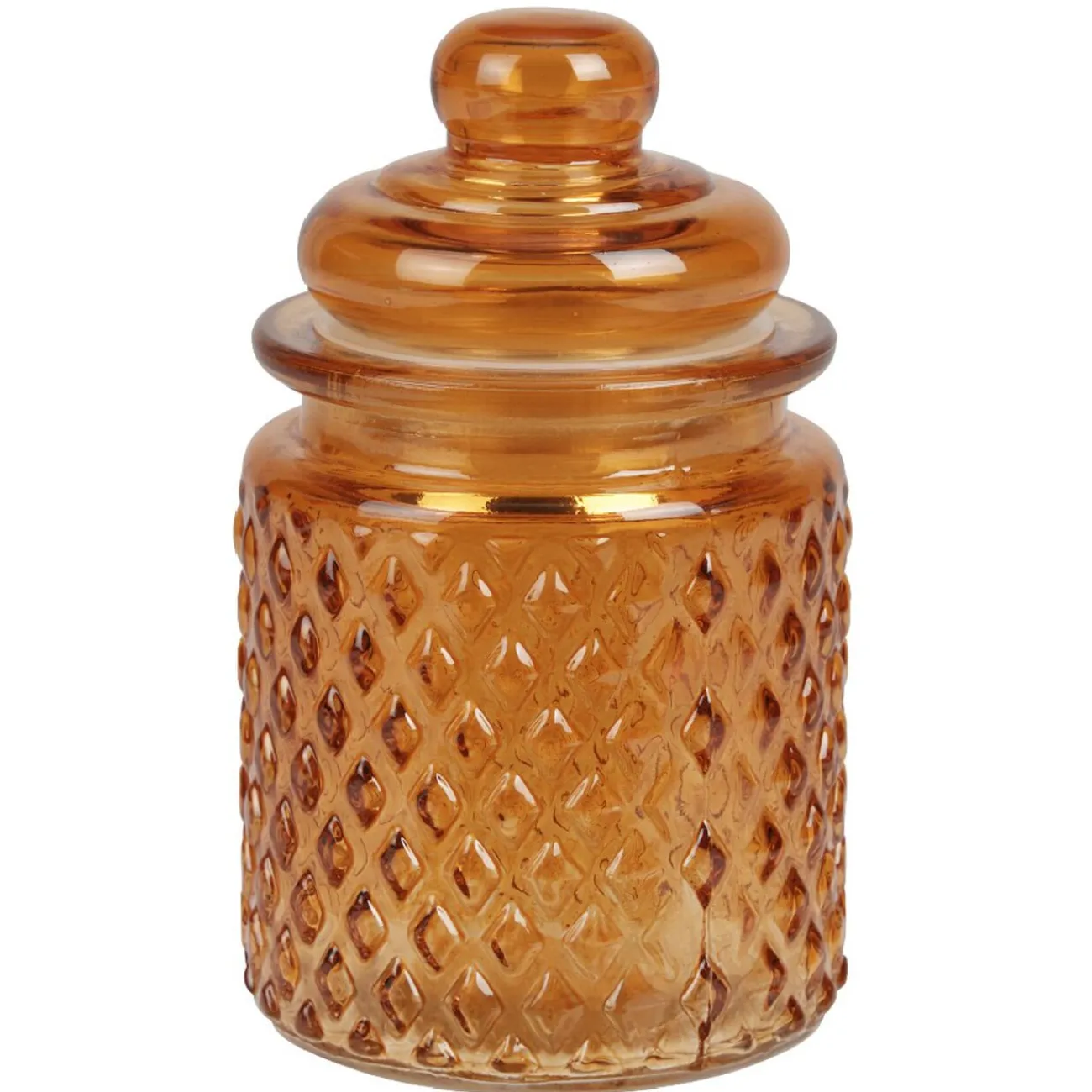 Gifi Bonbonnière colorée en verre