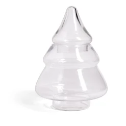 Gifi Bonbonnière en verre forme sapin Ø19,5xH28cm