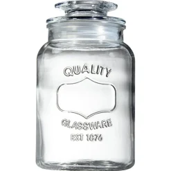 Gifi Bonbonnière en verre 1,5L