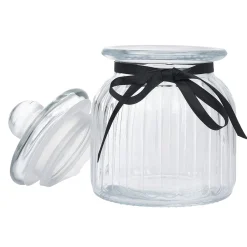 Gifi Bonbonnière en verre transparent 1,6L