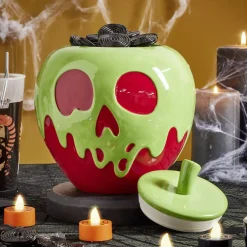 Gifi Bonbonnière Halloween Disney Villains rouge et vert Ø20xH22,5cm