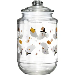 Gifi Bonbonnière 2L en verre motifs Halloween Ø13,5xH24,5cm