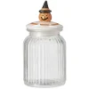Gifi Bonbonnière transparente couvercle déco citrouille Halloween 1L