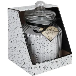 Gifi Bonbonnière transparente hermétique en verre 3 L