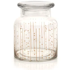 Gifi Bonbonnière transparente motifs cuivre