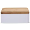 Gifi Boîte à biscuit rectangulaire blanc naturel