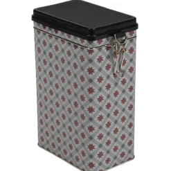 Gifi Boîte à biscuits en métal déco rouge vert