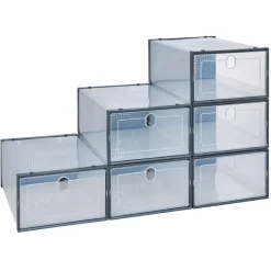 Gifi Rangement|Boîte à chaussures plastique transparent x2