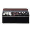Gifi Boîte à chocolat rectangulaire en métal décorée marron