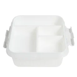 Gifi Rangement|Boîte à compartiments 2 niveaux de rangement 26x25xH11cm