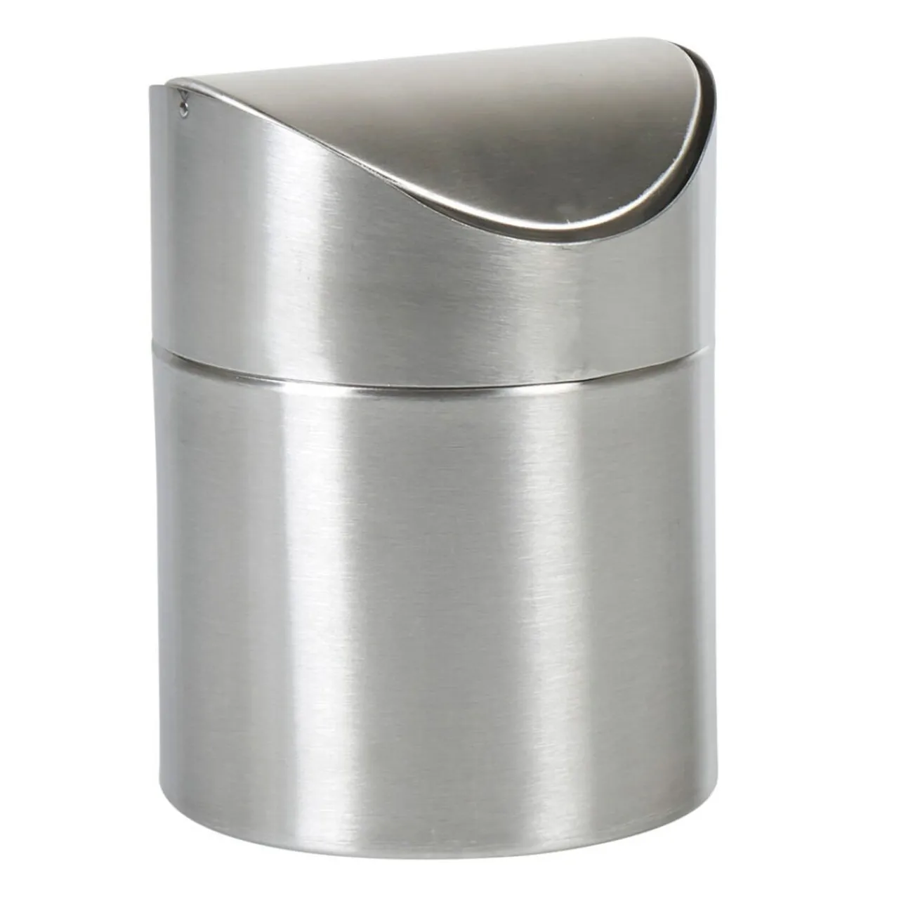 Gifi Nettoyage Et Entretien|Boîte à coton grise chromé