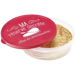 Gifi Boîte à crêpes ronde avec couvercle design rouge