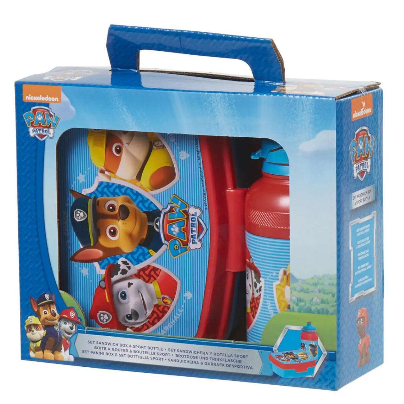 Gifi Boîte à goûter et gourde Pat Patrouille