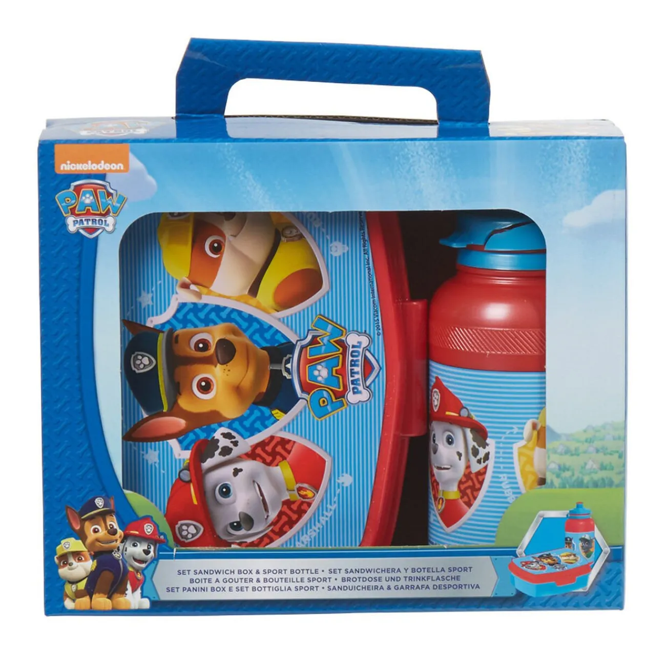 Gifi Boîte à goûter et gourde Pat Patrouille
