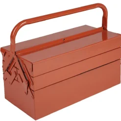 Gifi Aménagement Atelier^Boîte à outils 5 compartiments métal rouge