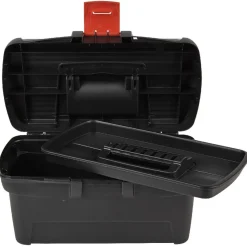 Gifi Aménagement Atelier^Boîte à outils noir rouge