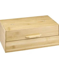 Gifi Boîte à pain en bambou naturel