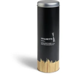 Gifi Boîte à spaghetti en métal noir/imprimé - Ø9xH.29cm