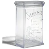 Gifi Boîte à sucre 500g plastique transparent 11,5x9xH19cm