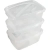 Gifi Boîte alimentaire 1,2 L transparente x3