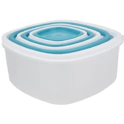 Gifi Boîte alimentaire carrée empilable x6