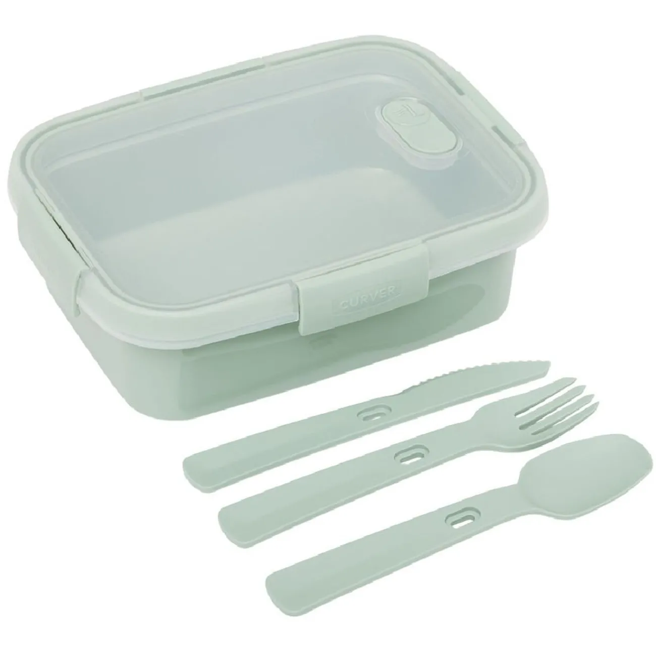 Gifi Boîte alimentaire curver rectangulaire verte 1 L